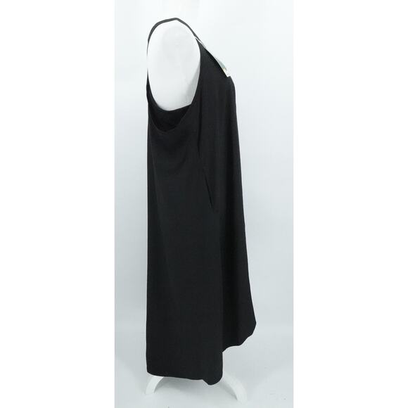 HALARA Dress Size XL Black Breezeful Racerback Hi Lo Midi Pockets Built In Bra - Picture 4 of 12